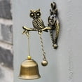 thumbnail image 6 of Cast Iron Wall Bell - Decorative Vintage Style Cute Animal-Shaped Hand-Cranked Doorbell - Swing Wall-Mounted Doorbell - Indoor/Outdoor Dining Bell - Garden Home Wall Decoration, 2.95*1.77*1.18 In., 6 of 7