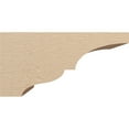 thumbnail image 3 of 10"W x 20"D x 10"H Wide Asheboro Rough Cedar Woodgrain TimberThane Corbel, Primed Tan, 3 of 6