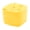 Cheese Box with Upper and Lower Lids, variant on Stackable Cheese Slice Organizer with 90° Flip Lid, BPA-Free Airtight Food Storage Container for Refrigerator and Pantry, Sun-Kissed Buttercream Yellow