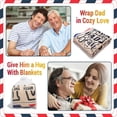 thumbnail image 4 of to My Dad Blanket 60"x50", Best Fathers Day Birthday Blanket Gifts for Dad from Kids Son Daughter, Gifts for Dads, Dad Gift, 4 of 6
