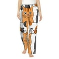 thumbnail image 2 of Lsque Funny Cats Print Women's Pajama Pants, Lounge Pant - Comfortable Home Wear,Elastic Waistband, Stylish Design-XX-Large, 2 of 9