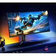 ABS 34 Ultrawide UWQHD 2K 1440P (Quasi 4K) 240Hz with AMD FreeSync 1ms HDR400 1500R Curved Gaming Computer Monitor with Height Adjustable stand GQ341NE