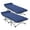 Aquamarine, variant on LILEYI Folding Camping Cot W/Mat for Adults, Heavy Duty Outdoor Bed with Carry Bag,1200 D Layer Oxford Travel Camp Cots (1, Red Stripe with Blue Pad)