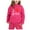 Z2-Hot Pink, variant on Girls' Clothing Sets Valentine's Day Heart Printed Long Sleeve Sweatshirts and Sweatpants Trendy Casual Comfort Toddler Outfits for Girls,Black,6-7 Years