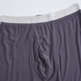 thumbnail image 6 of TANBOM Men's Bamboo Viscose Bulge Pouch Long Leg Boxer Briefs Breathable Comfort Multi Pack M, 6 of 6