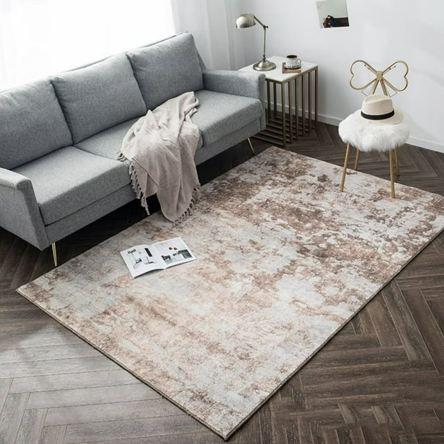 Rugs Light Luxury Modern Rustic Design Area Rug | Carpet for Living Room, Bedroom, Kitchen, Dining, Home Office Floor Décor | 80*160cm