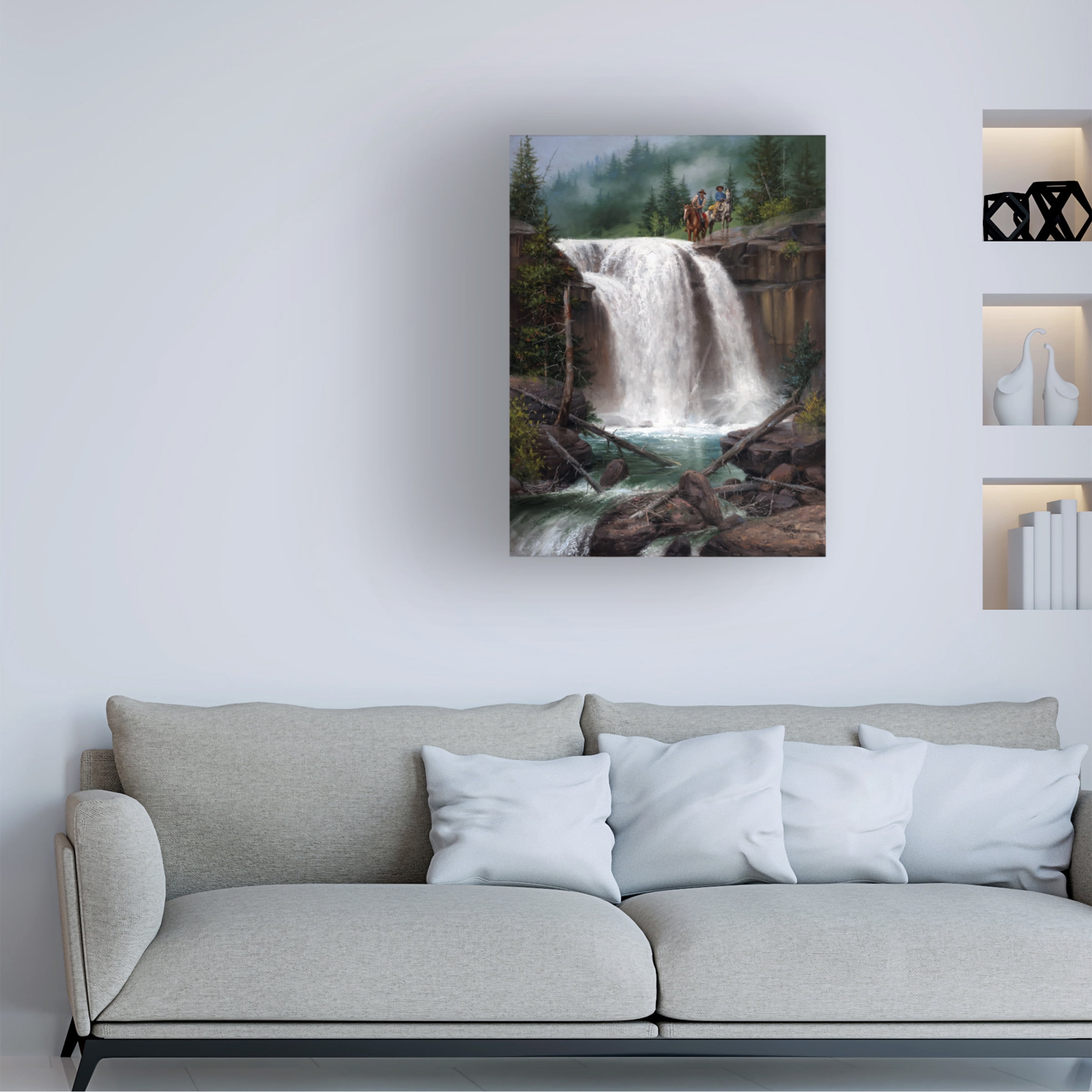 Jack Sorenson 'Above The Falls' Canvas Art