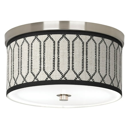 

Giclee Gallery Rustic Chic Giclee Nickel 10 1/4 Wide Ceiling Light