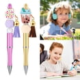 thumbnail image 2 of Yokua Beadable Ballpoint Pen, Beads, Swivel Snap Hooks and Tassels, DIY Funny Pen, 2 of 8