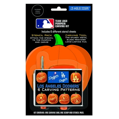 MLB Pumpkin Carving Kit, 6 Stencils, Orange