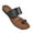 Black, variant on Veawil Summer Slide Sandals for Women