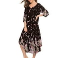 thumbnail image 2 of Avidlove Women Long Nightgowns 3/4 Sleeves Sleepshirt Comfy Full Lenth Sleepwear, 2 of 7