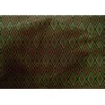 thumbnail image 4 of oneOone Cotton Silk Fabric Argyle Flame Stitch Print Fabric By The Yard 42 Inch Wide, 4 of 4