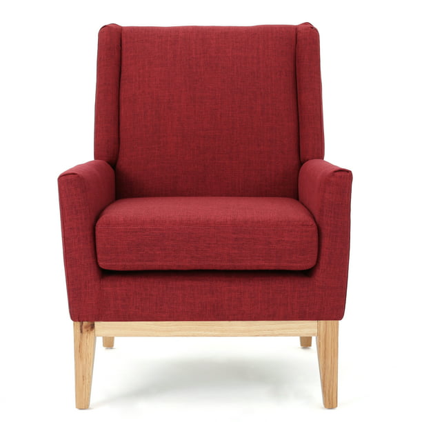 Maeve Fabric Accent Chair Red, Red Accent Chair Under 100