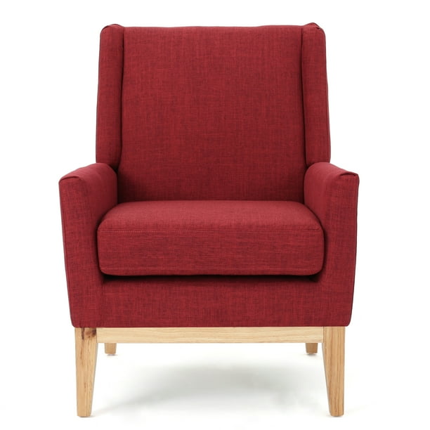 Maeve Fabric Accent Chair Red Com Maeve Fabric Accent Chair Red, Red Accent Chair Under 100