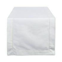DII Off-White Hemstitch Table Runner