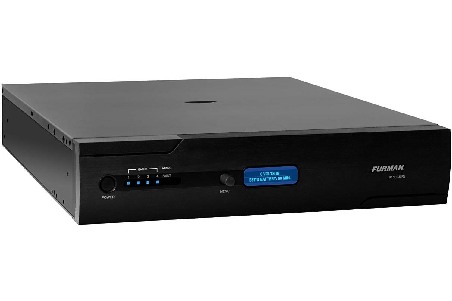 Furman F1500-UPS - UPS (rack-mountable) - AC 120 V - 900 Watt - 1500 VA - RS-232, USB - output connectors: 8 - 2U - 19"