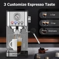thumbnail image 4 of Máquina de café espresso KOIOS mejorada de 1200 W y 20 bar para el hogar, 4 of 8