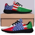 thumbnail image 3 of Mexican American flag Shoes Sneakers for Women Men Black Size 10.5, 3 of 7