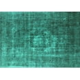 thumbnail image 1 of Ahgly Company Indoor Rectangle Oriental Turquoise Blue Industrial Area Rugs, 2' x 3', 1 of 4