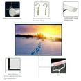 thumbnail image 2 of Zimtown 100" Home Movie Manual Projection Screen Pull Down Projector White, 2 of 10