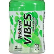Trident Vibes Spearmint Rush Chewing Gum - 40ct (Pack of 2)