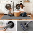 thumbnail image 3 of MeyJey Kitchen Rug Set 3 Piece, Non Slip Kitchen Floor Mats Machine Washable Mats for Home Floor and Living Room, Gray, 3 of 10