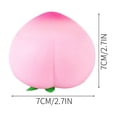 thumbnail image 2 of 3*3In Squeezy Peach -Peach Squishy for Adults, Slow Rebound Sensory Fidget for Desk Relaxation, Anxiety Management for Professionals,18+ Only(Yellow), 2 of 5