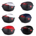thumbnail image 2 of Qiaoxi Motorcycle Rear Top Box, Waterproof Motorcycle Scooter Tail Box Trunk Luggage Box, Large Capacity Lockable Carrier Case for Helmet Luggage Storage, 2 of 8
