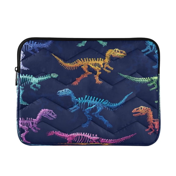 RMDQTR 13in Laptop Bag Briefcases Computer Inner Bags Computer Bags Laptop Sleeves Work Travel School Bag Vividly Colored Dinosaur Bones