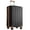 Black Brown, variant on 24 Inch Lightweight ABS Hard Shell Suitcase with Smooth Double Spinner Wheels and TSA Lock