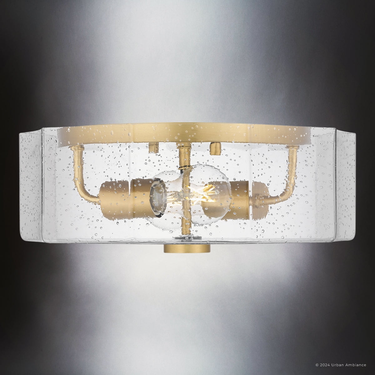 Luxury Classic Ceiling Light, Aged Brass, UQL5600