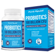 thumbnail image 3 of Purely Optimal Premium Probiotics 100 Billion CFU with Organic Prebiotics and Digestive Enzymes 30 Count, 3 of 5