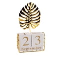 thumbnail image 1 of 1 Set Nordic Style Wood Perpetual Calendar Desktop Calendar Blocks Home Office Decoration, 1 of 8