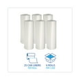 thumbnail image 3 of Boardwalk Low-Density Waste Trash Bags, 33 gal, 0.6 mil, 33 x 39, White, 25 Bags/Roll, 6 Rolls/Carton, 3 of 7
