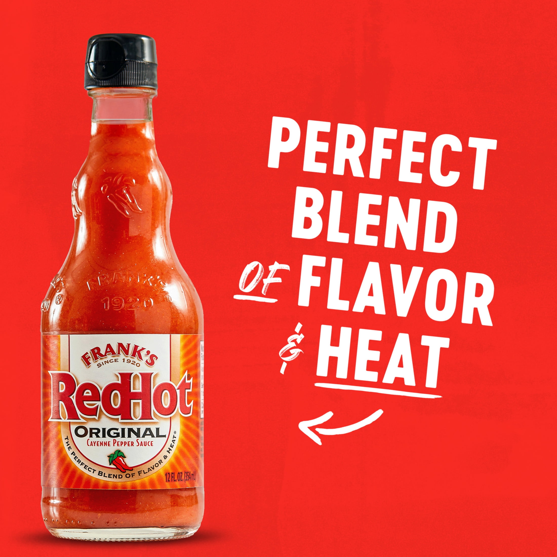 Frank's RedHot Original Cayenne Pepper Hot Sauce, 12.0 fl oz Bottle