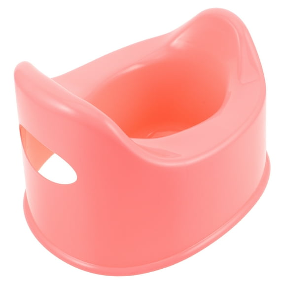 Luxshiny Portable Toddler Toilet Ergonomic Design Plastic Pink Outdoor Indoor 1Pcs