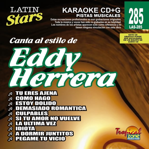 Karaoke Latin Stars 285 Eddy Herrera