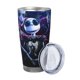 thumbnail image 2 of Vaso de 20 oz con tapa de Pesadilla antes de Navidad, vaso de viaje de acero inoxidable de doble pared con aislamiento al vacío, taza de café con aislamiento duradero, taza térmica con tapa, 2 of 7
