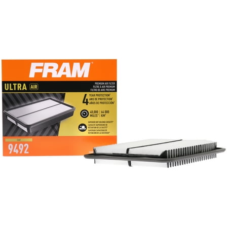 FRAM Ultra Air XGA9492, Premium Engine Air Filter, Replacement Filter for Select GM Vehicles Fits select: 2008-2012 CHEVROLET MALIBU, 2005-2009 CHEVROLET EQUINOX