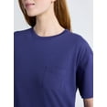 thumbnail image 5 of Joyspun Women's Sleep Tee with Short Sleeves, Sizes XS-3X, 5 of 6