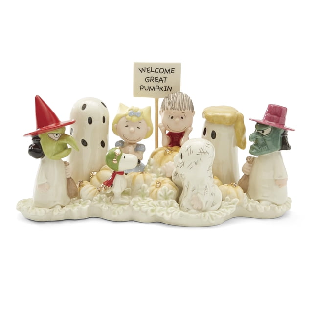 Figura Lenox Welcome Great Pumpkin Peanuts Snoopy, 14 cm