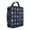 Black-6, variant on Sailing Theme Insulated Lunch Bag, Reusable Waterproof Tote with Anchor, Compass, and Ship Helm Design, Nautical Beach Cooler for Travel or Office Use