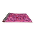 thumbnail image 2 of Ahgly Company Indoor Round Southwestern Pink Country Area Rugs, 5' Round, 2 of 4