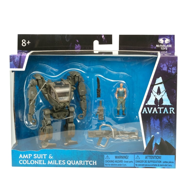 Disney Avatar Medium Deluxe Creature, AMP Suit & Colonel Quaritch