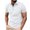 White, variant on hoksml Man Business Casual Shirts Solid Color Collared Polo Shirt Summer Fashion Leisure Versatile Turndown Collar Short Sleeve Elastic Cuffs Top 2025 on Clearance