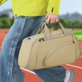 thumbnail image 4 of Daily Mix Store Unisex Table Tennis Crossbody Bag Oxford Lightweight Waterproof Sports Bag with Racket Compartment & Ventilated Shoe Compartment, Gym Commute Travel Handbag, 4 of 8