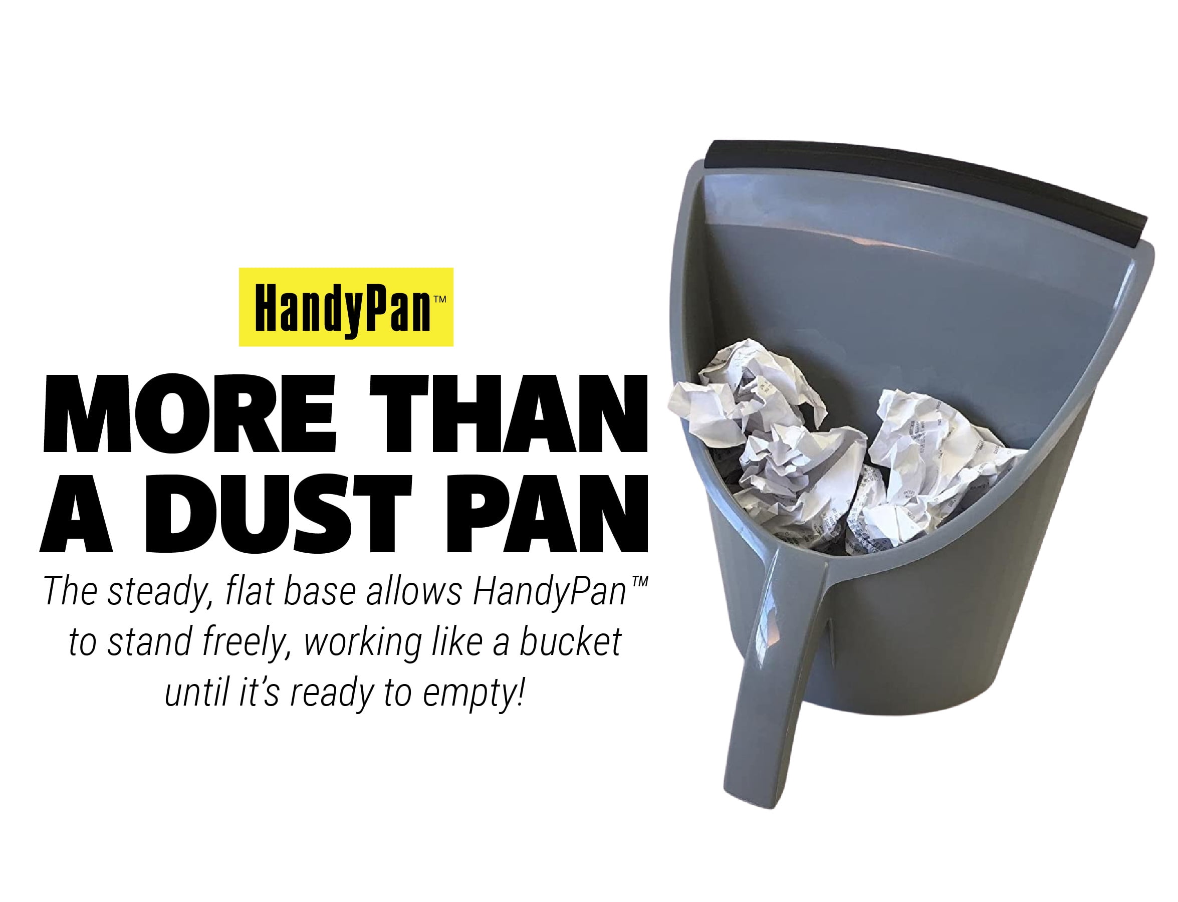 HandyPan - Heavy-Duty Large Capacity Dust Pan with Many Uses – Eagle Nest  Depot