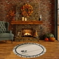 thumbnail image 5 of TaTaai 3Pcs Washable Circle Rug, Round Rug Soft Non-Slip, Non-Shedding Distressed Round Carpet for Bedroom Living Room Bathroom Nursery Kitchen 24x24in, 5 of 5