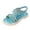 Blue, variant on Girl Sandals Rhinestone Slingback Sandals Sandals Elastic Ankle Strap Casual Bohemian Beach Shoes Baseball Slide Sandals